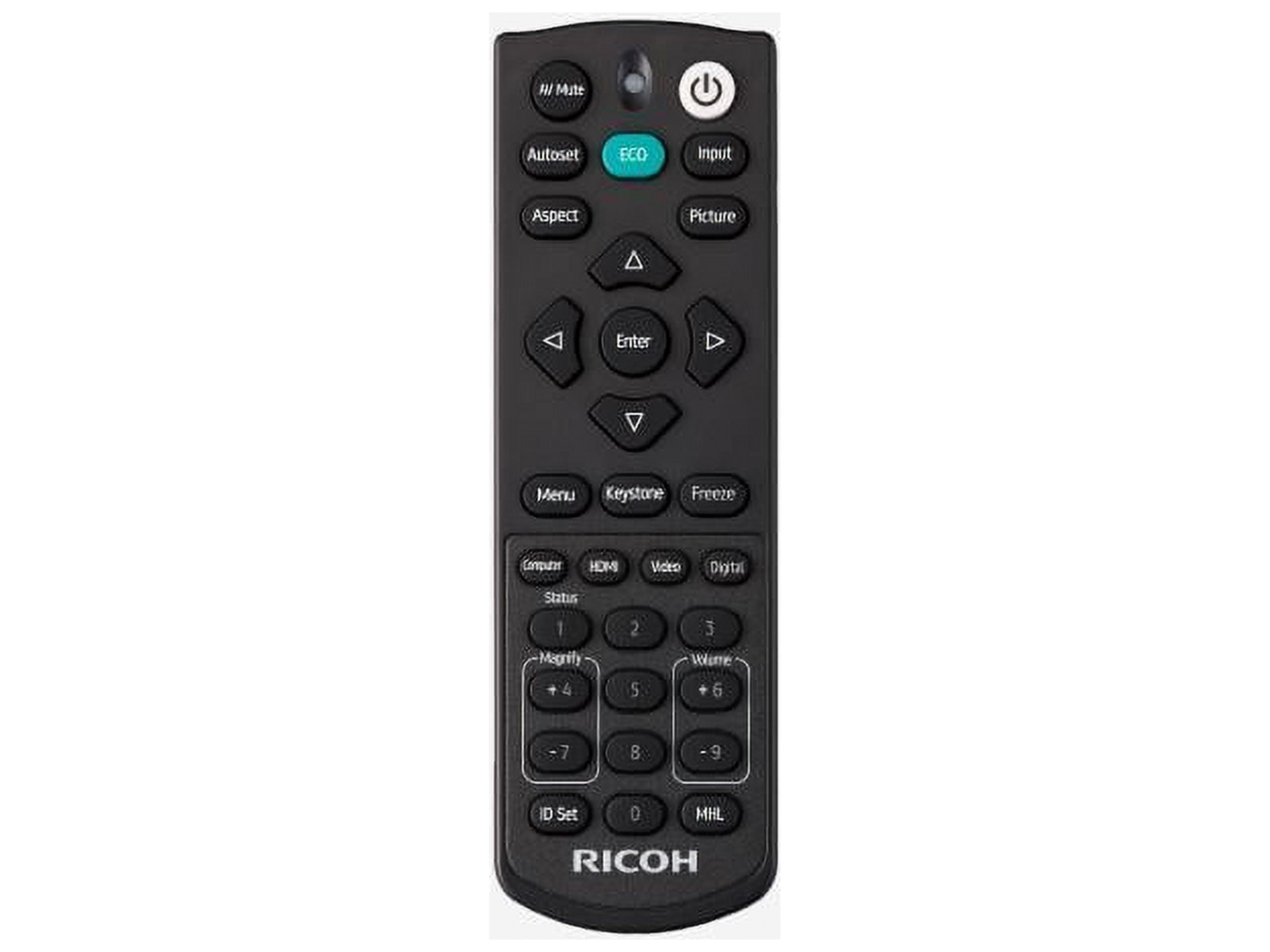 RICOH PJ WUL5860 Compact Laser Projector | Bright 4,000 Lumens | Standard Throw | 29-303" Screen Size | Vertical Lens Shift | 360? Installation | Up to 20,000 hours | Two 8W Stereo Speakers