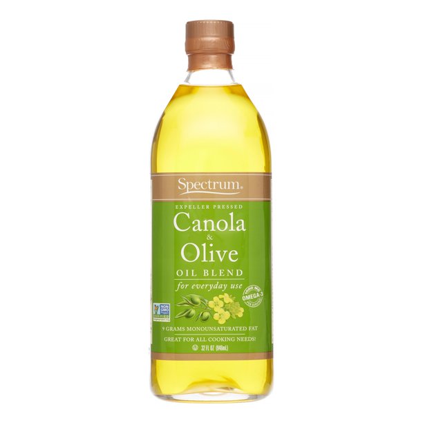 Spectrum Expeller Pressed Canola & Olive Oil Blend, 32 Fl Oz Walmart