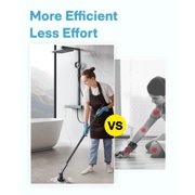 HOTO Cordless Electric Spin Scrubber, IPX7 Full Body Waterproof Long Handle Scrub Brush with 6 Brush Heads for Bathroom Tile Floor Shower