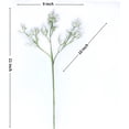 thumbnail image 3 of EZFLOWERY 12 Pcs Artificial Babys Breath Flowers, Gypsophila Real Touch Flowers for DIY Wedding Bouquets, Crown, Party, Hotel, Table, Home Decoration (White), 3 of 8