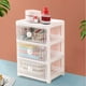 thumbnail image 5 of Caja transparente organizadora de sobremesa de 3 niveles para bolígrafos, cosméticos y suministros de escritorio | Diseño de trapecio para fácil acceso, 5 of 8