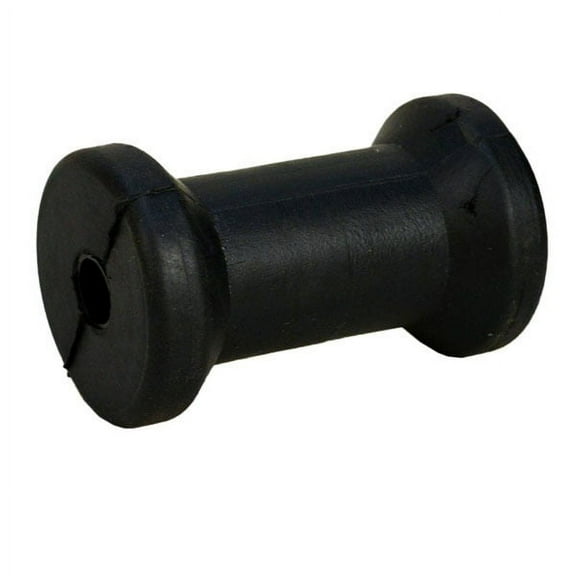 Craton Boat Spool Keel Roller SK355 | 4 3/4 Inch Black Rubber