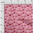 thumbnail image 2 of oneOone Velvet Pink Fabric Abstract Floral Craft Projects Decor Fabric Printed By The Yard 58 Inch Wide-1ra, 2 of 5