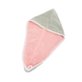 thumbnail image 5 of Unique Bargains 1pc Water-absorbent Double Layer Hair Towel 9.84"x 25.59" Green, Pink, 5 of 5