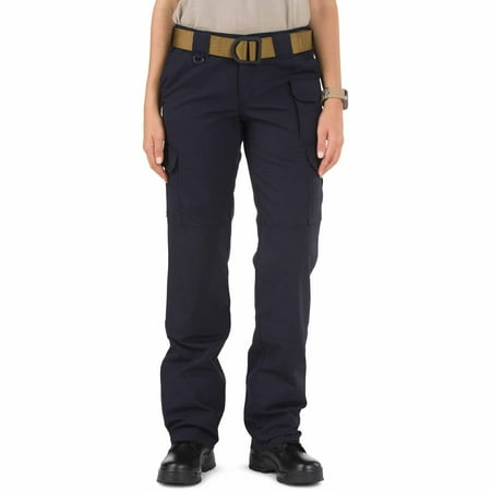 UPC: 0844802170536 | 5.11 Work Gear Women s Work Pants  Cotton Canvas  Self-Adjusting Waistband  Fire Navy  2/Regular  Style 64358