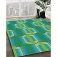 thumbnail image 2 of Ahgly Company Indoor Rectangle Patterned Lime Mint Green Novelty Area Rugs, 5' x 8', 2 of 6