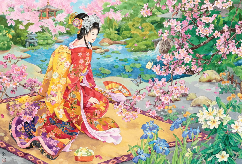 Haru No Uta Japanese Art 2000-Piece Puzzle - Walmart.com