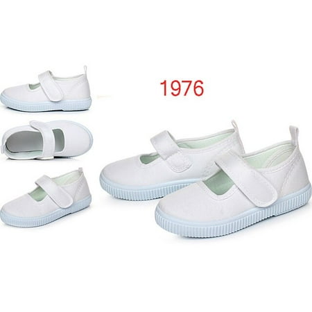 

ANXINDAXZ White Sneakers Canvas Shoes for Girls Boys Children School Student Dance gymnastics Casual Shoes Unisex sport white Shoes