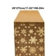 thumbnail image 3 of RKSTN christmas deals Snowflakes Christmas Table Runner Cloth Hot Velvet Polyester Table Flag Year Printed Christmas Holiday Gathering Table Flag, 3 of 6