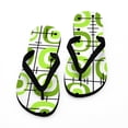 thumbnail image 4 of CafePress - MCM Abstract Pattern Chartreuse - Flip Flops, Funny Thong Sandals, Beach Sandals, 4 of 5