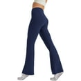 thumbnail image 4 of Women's High Waist Bootcut Yoga Pants Tummy Control Workout Flare Leggings, 4 of 6