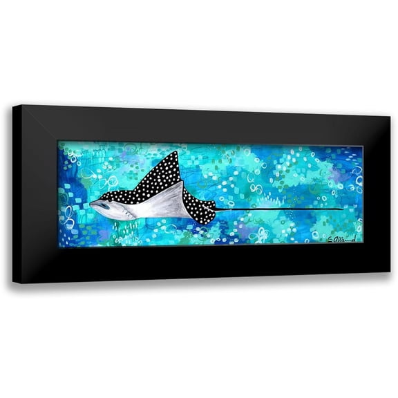 Allemand, Sue 14x7 Black Modern Framed Museum Art Print Titled - Flight of the Eagle