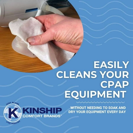 CPAP Mask Cleaning Wipes (150 Count, 2-75 count canisters), Unscented & Lint-Free Cleaning for CPAP & BIPAP Machines