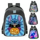 thumbnail image 2 of Mochila de punto Kawaii de Disney, Mochila con capacidad para cremallera, Mochila escolar para estudiantes, Mochila con estampado de Halloween, Bolsa de viaje para niños, regalo hola suerte unisex, 2 of 2