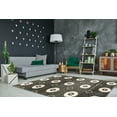 thumbnail image 2 of Linon Home Décor Prisma Area Rug Collection, Charcoal and White, 8' x 10.33', 2 of 3