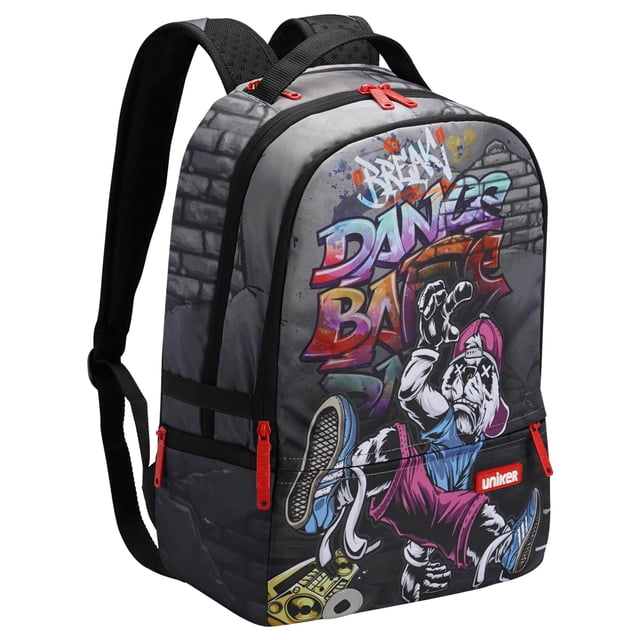 Mochila UNIKER Graffiti para portátil 15.6 pulgadas impermeable