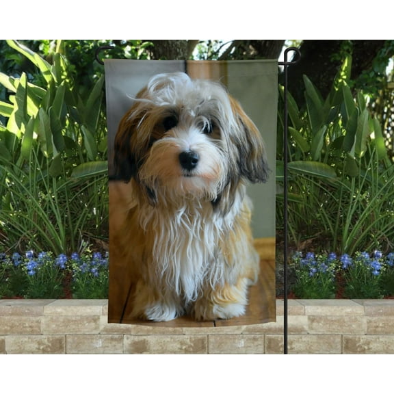 Havanese Garden Flag
