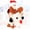 White, variant on Musical Animated Santa Riding Reindeer Plush Singing & Walking Christmas Dancing Santa Claus with Moving Holiday Decoration for Xmas (White)