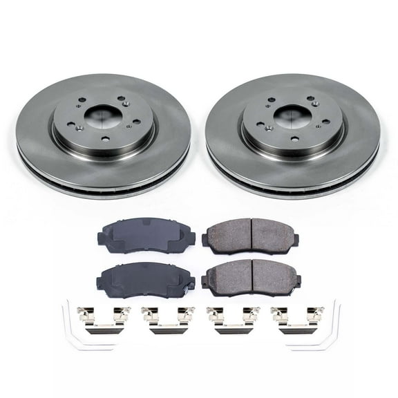 Ultimate Brakes Front Ceramic Brake Pad and Rotor Kit with Hardware WM80315