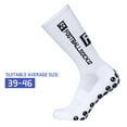 thumbnail image 2 of TFixol LIXADA Lot de 3 Chaussettes de Soccer Rondes en Silicone Noires, Blanches, Rouges Ou Bleues (Taille 39-46) en Fibre de Polyester, 2 of 6