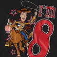 thumbnail image 3 of Toy Story  Adult I'm 8 Woody Birthday T-Shirt, 3 of 6