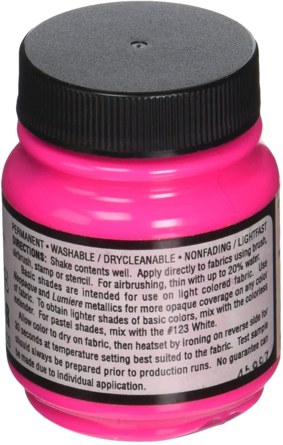Jacquard Textile Color, 2.25 oz., Fluorescent Pink, Fabric