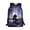 Black Cat Pattern, variant on Midnight Galaxy Cat Multiple Pockets School Travel Bag for Hiking Shopping, Spacious Storage Large Capacity Bookbag Smooth Zipper Daypack