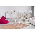 thumbnail image 3 of EORC T182PK5X8 5 x 8 ft. Spring 2020 Contemporary Wool Area Rug, Pink, 3 of 6
