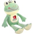 thumbnail image 1 of Soft Frog Plush Stuffed Animal, Long-Leg Plush Frog Doll, Cute Stuffed Frog Plushies Gift for Kids, Creative Plush Frog Decoration, 8.8" (Heart), 1 of 3