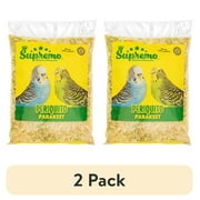 (2 pack) Supremo Alimento Para Periquito, Parakeet Bird Seed, 2lb Plastic Bag