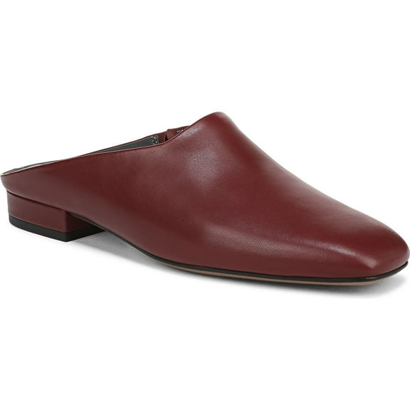 Franco Sarto Women's Daley Mule Bordo Red Leather 10M