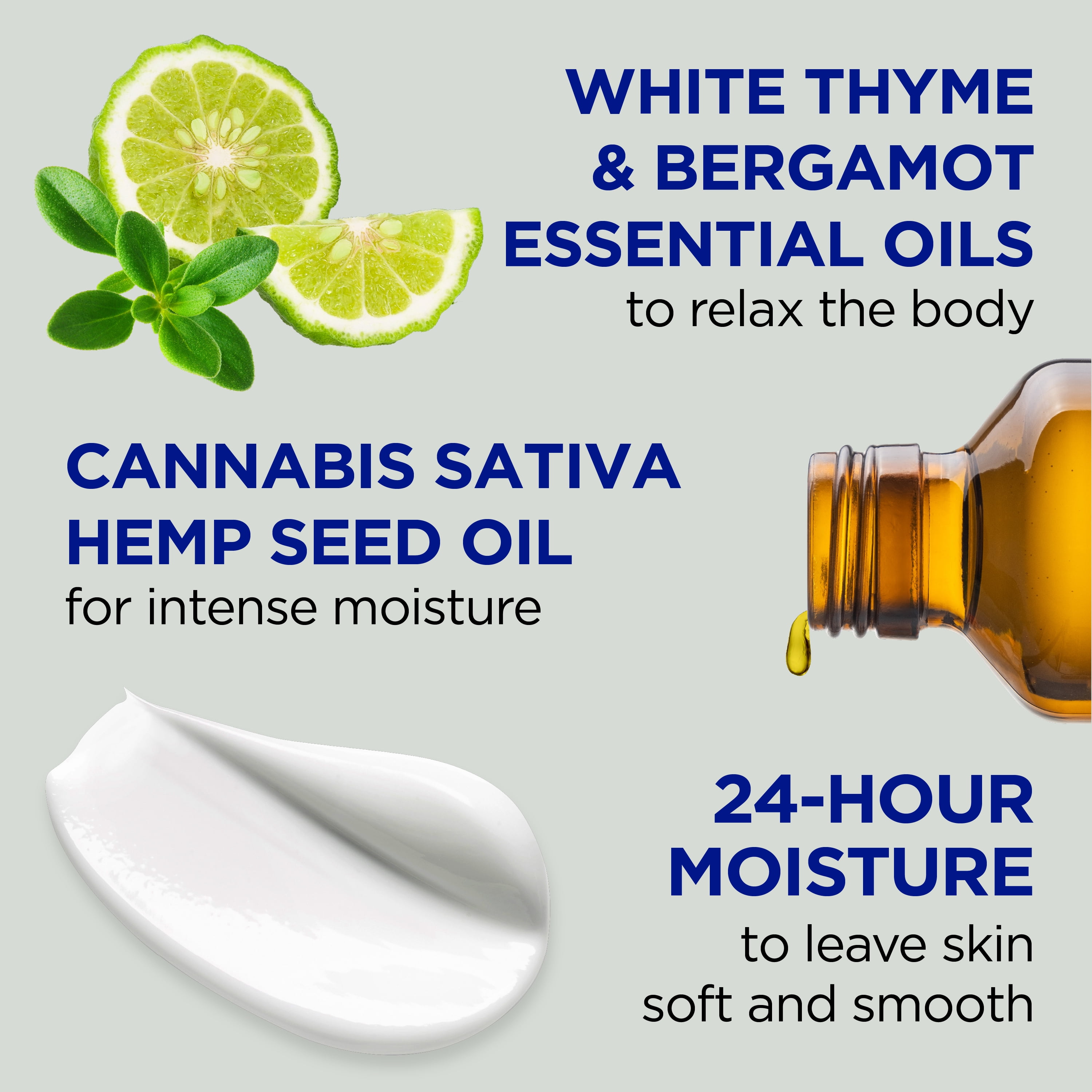 Dr Teal's Body Lotion with Cannabis Sativa Hemp Seed Oil & Essential Oils, 18 fl oz.