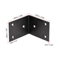 thumbnail image 2 of Unique Bargains Support d'Angle en L 65x65x48mm Noir 4 Pack, 2 of 5