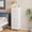 White, variant on XC  6 Drawers Nightstand For Bedroom, Tall Dresser & Chests Of Drawers, Fabric Dresser For Closet, Bedroom, Night Stand,   Storage Tower With Fabric Bins, Bedroom Furniture