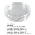 thumbnail image 7 of Opvise 10Pcs Clear Transparent Plastic Round Coin Capsule Collecting Storage Box Case Holder, 7 of 7