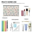 thumbnail image 4 of Cauagu Cute Tennis Racket for Tyvek Makeup Bag,Reusable Travel Cosmetic Bag Women Organizer Toiletry Bag Birthday,Gifts for Women Girlfriend Mom Teacher 6.5’’*8.9’’, 4 of 7