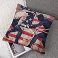 thumbnail image 7 of Ullo0ord Wrestling Themed Throw Pillow Covers Extreme Sports Players Cushion Covers for Teens Adults Wooden Stripes Abstract American Flag Cushion Cases for Living Room Car, 7 of 7