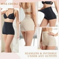thumbnail image 5 of MISS COCOLI High Waisted Shapewear Panties for Women Tummy Control Double Layer Underwear Butt Lifting Shorts, 5 of 6