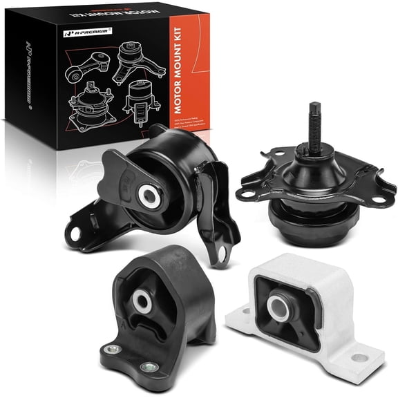 A-Premium 4PCS Engine Motor Mount and Transmission Mount Set Compatible with Honda Element 2003-2006 2.4L, Automatic Transmission