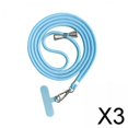 thumbnail image 1 of Cordón para Teléfono, Correa de Seguridad para Teléfono, Bandolera Antipérdida, de Lengüeta de Seguridad Universal, Correa para El Cuello Del 3 piezas, 1 of 8