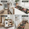 thumbnail image 5 of Pioneer Flower Floral Print Pattern Kitchen Rugs Sets Of 3,Kitchen Runner Rugs Non Skid Washable,Decorative Kitchen Floor Mats for Kitchen,Sink,Laundry,17"x30"+ 17"x47" + 17"x59", 5 of 6