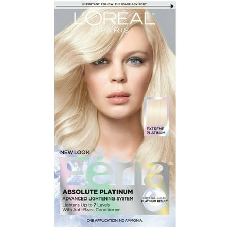 L'Oreal Feria Absolute Platinums Hair Color, Extreme Platinum 1