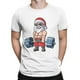thumbnail image 3 of Fitness regalo de Navidad lindo Santa Vintage camisetas de manga corta Deadlift gimnasio camisetas de Navidad ropa de cuello redondo regalo divertido, 3 of 3