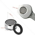 thumbnail image 6 of 3x Brass Water Saving Faucet Tap Aerator Replaceable Filter Mixed Nozzle M24, 6 of 6