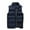 Navy, variant on Lixiuxyad Womens Zip Up Puffer Vest Stand Collar Sleeveless Padded Jacket Coat Black