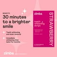 thumbnail image 2 of Zimba Teeth Whitening Strips, Enamel Safe Vegan Teeth Whitener, 28 Strips, 14 Treatments, Strawberry, 2 of 7