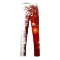 thumbnail image 4 of Hfolob Pants For Men Mens Christmas Casual Pants Festive Special Tie Dye Layered Snowflake Santa Plaid Printed Casual Pants Outdoor Pants, 4 of 4