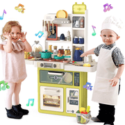 JoyStone 63PCS Kids Kitchen Playset,Play Kitchen Toy with Realistic Lights & Sounds,Pretend Steam,… — $46.98 (41% off)