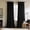 Black, variant on Olive Green Velvet Curtains 108 Inches Long 2 Panels Dark Green Back Tab Drapes for Sliding Glass Door Living Room Bedroom
