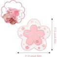 thumbnail image 2 of Posavasos Sakura de 6 Piezas, Posavasos Antideslizantes, Accesorios Duraderos, Lindos, Adecuados para el hogar, el Comedor y la cafetería, 2 Colores, Blanco y Rosa, diámetro 11,5 cm ER, 2 of 5